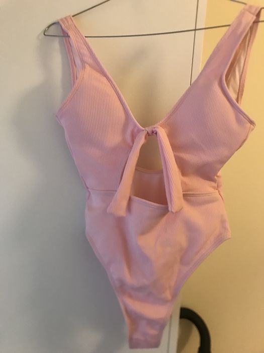 Fato de banho cor de rosa