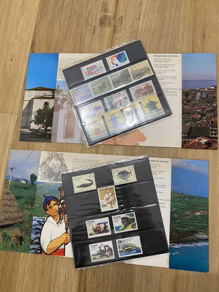 Coleção de selos CTT de 1985