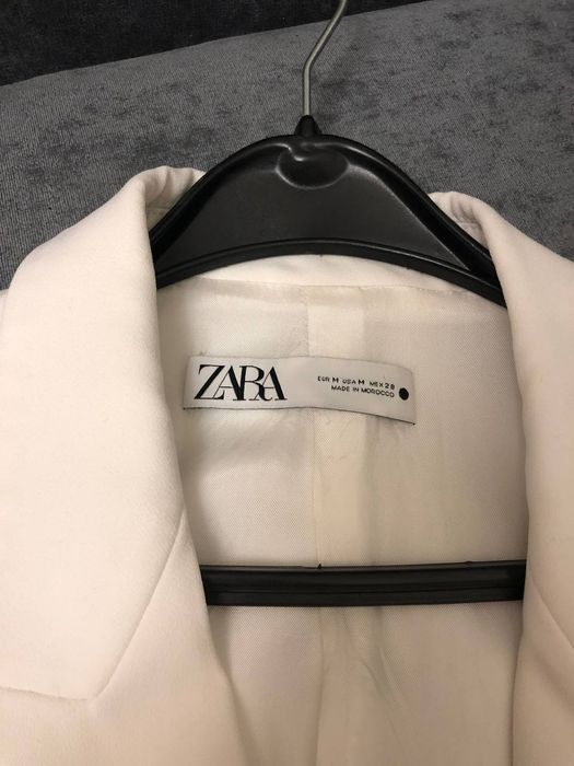 Продам білосніжний жіночий піджак ZARA в ІДЕАЛЬНОМУ стані| Піджак ZARA