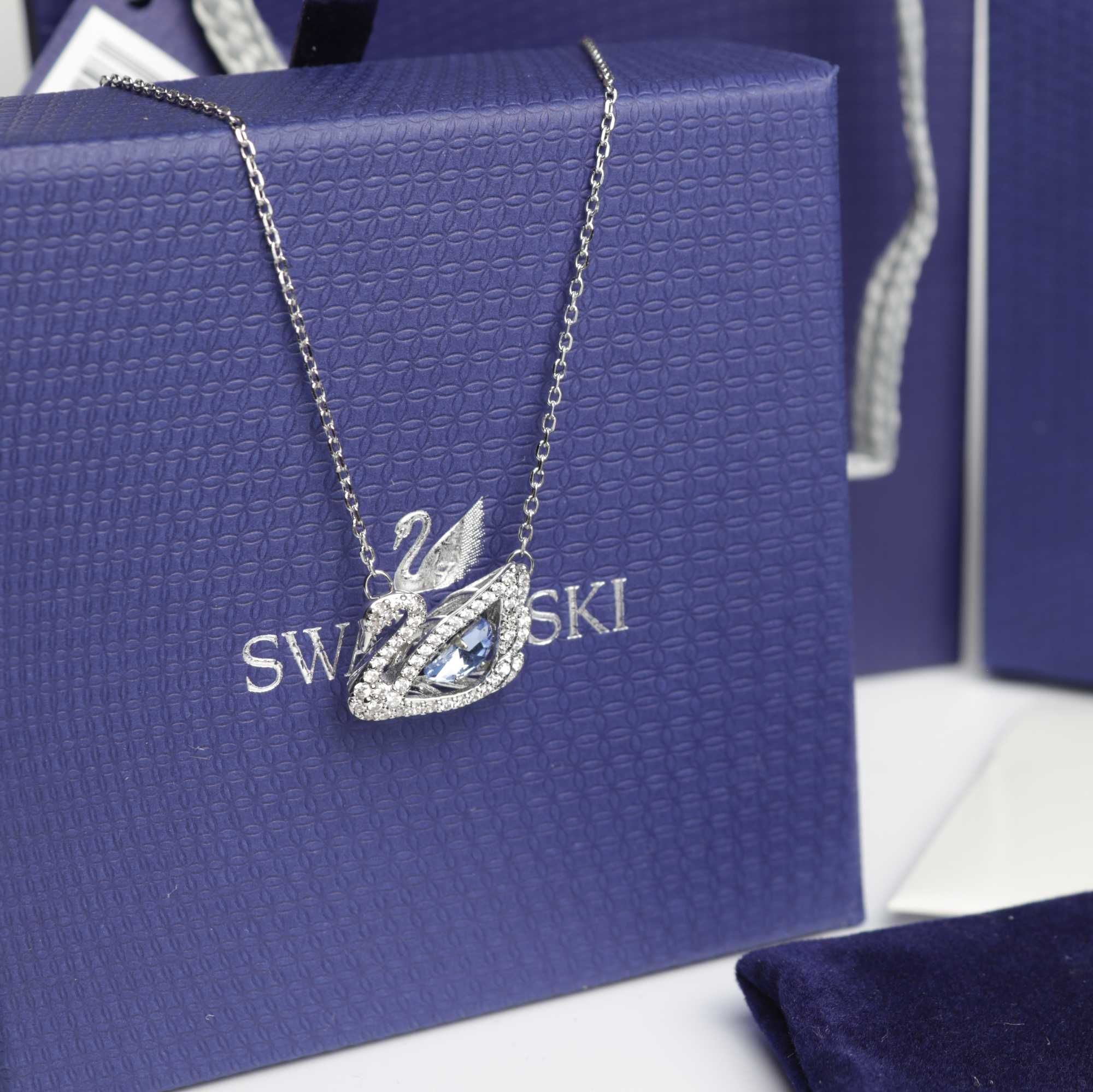 Swarovski кольє Swan