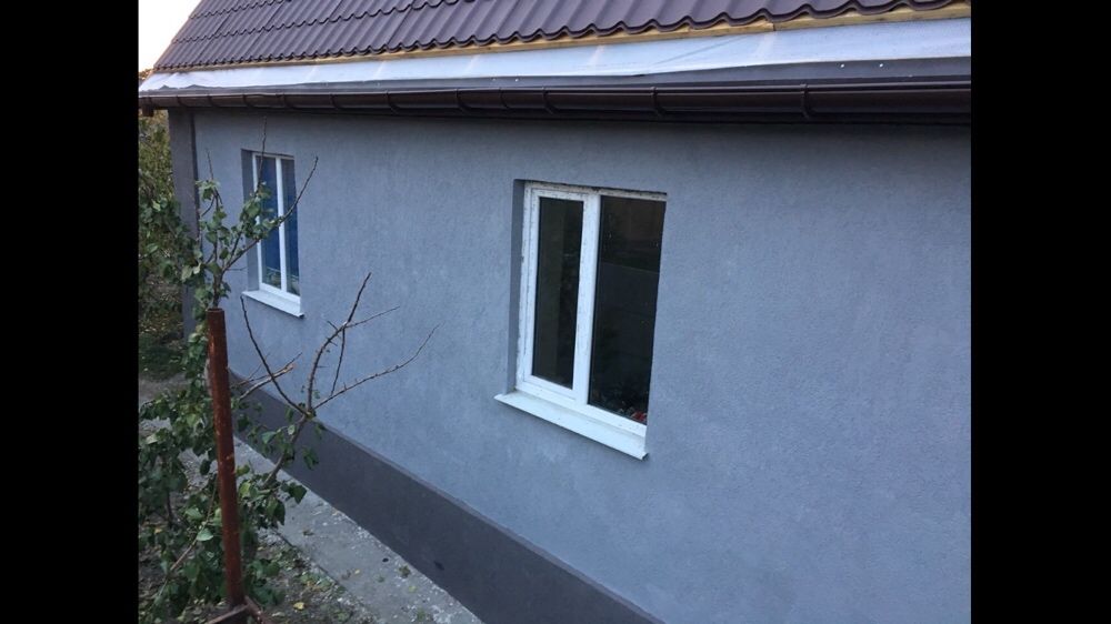 Утепление фасадов.Высотные работы