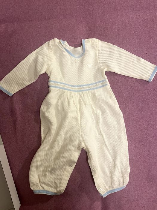 Ubranko do Chrztu dla chłopca Marynarskie 9-10 miesięcy, lato