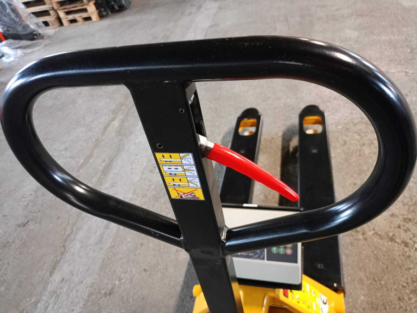 Wózek paletowy z wagą, paleciak z wagą,P2500W, 2500kg, paleciak ręczny