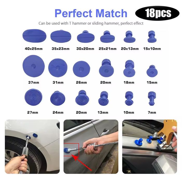 Набір PDR грибків / PDR грибки для вирівнювання вм’ятин