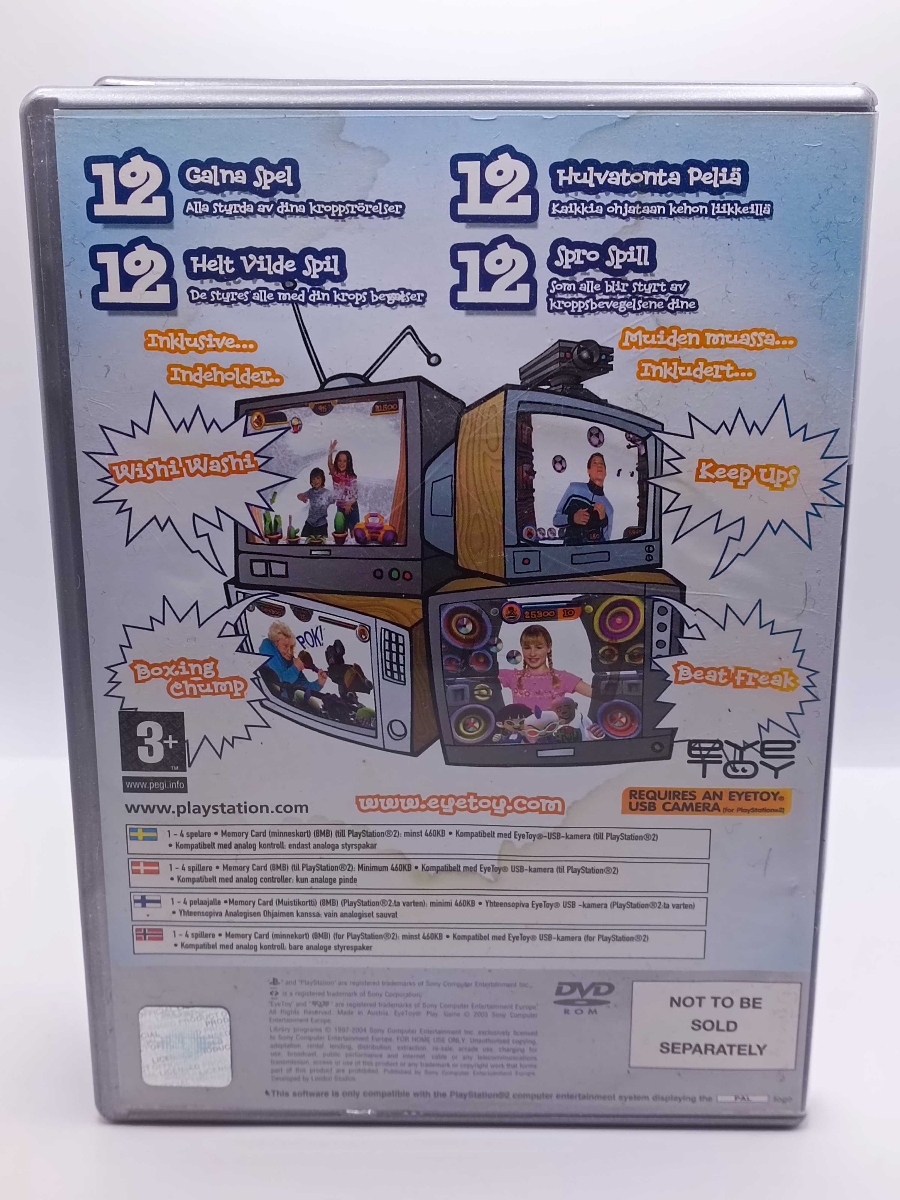 GRA EyeTOY: Play Eye Toy Play NA PS2 1706/04
