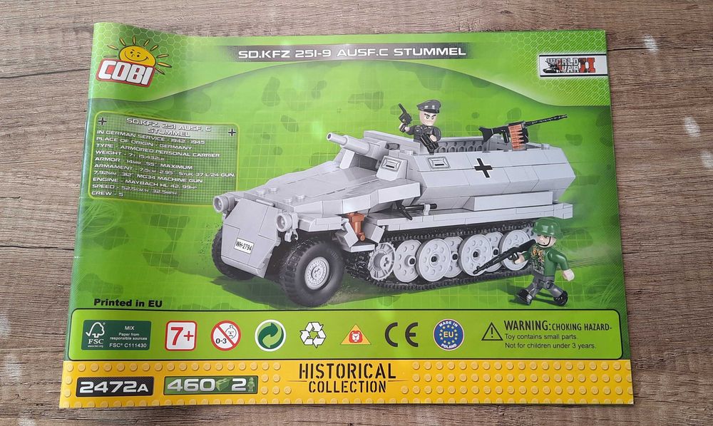 COBI 2472A - SD.KFZ. 251/9 ausf. c stummel