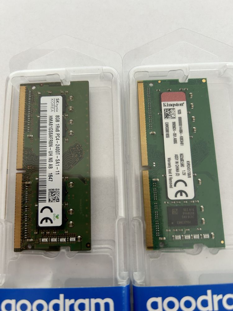 2 kosci pamięci RAM 8 GB 2400MHz DDR4
