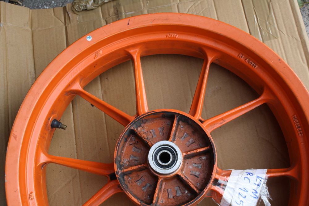 Felga Tył Tylna OEM KTM RC 125 Orange !