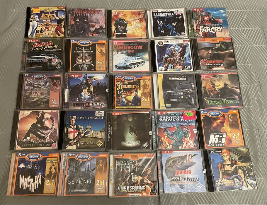 Компьютерные игры на CD дисках