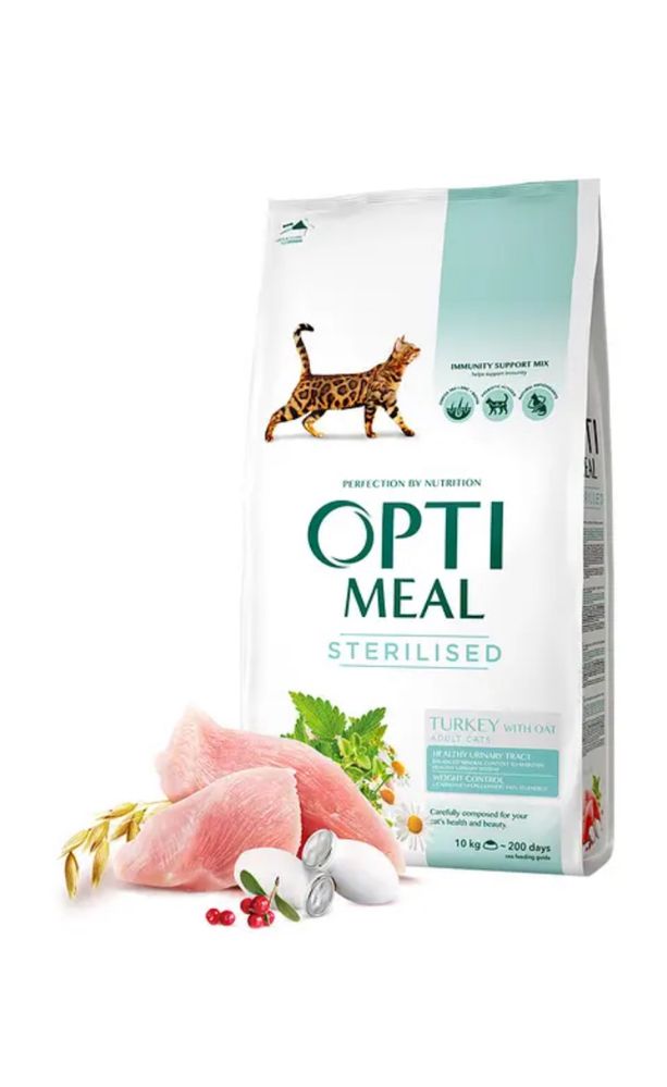 Optimeal Sterilized Adult Cat 10 кг — корм для стерилізованих