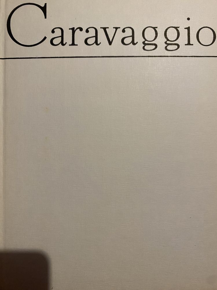 Книга Caravaggio,  Изд. Бухарест, 1983 год.