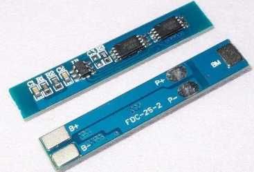BMS Li-ion, Li-Pol 2S 3A