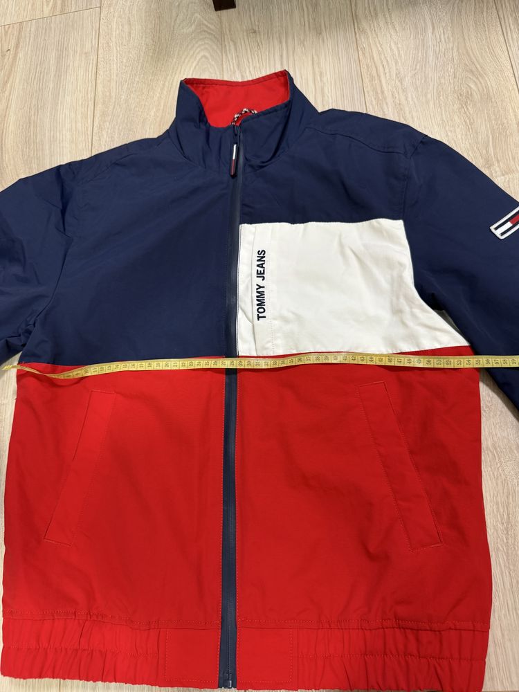 Осіння куртка вітровка Tommy Hilfiger оригінал синя S