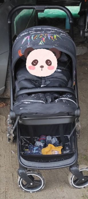 Wózek LIONELO + nosidełko + śpiworek zimowy + torba