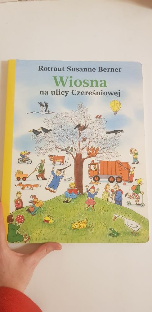 Книга велика віммельбух польською Wiosna na ulicy Czereśniowej