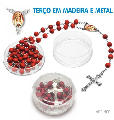 Dezenas religiosas em madeira perfumadas, para personalizar.