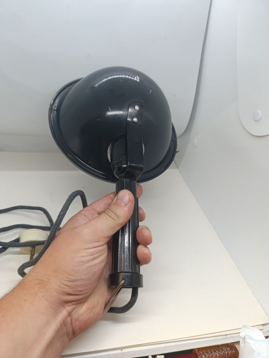 Радянська синя лампа апарат Мініна для прогрівання вуха носа СССР