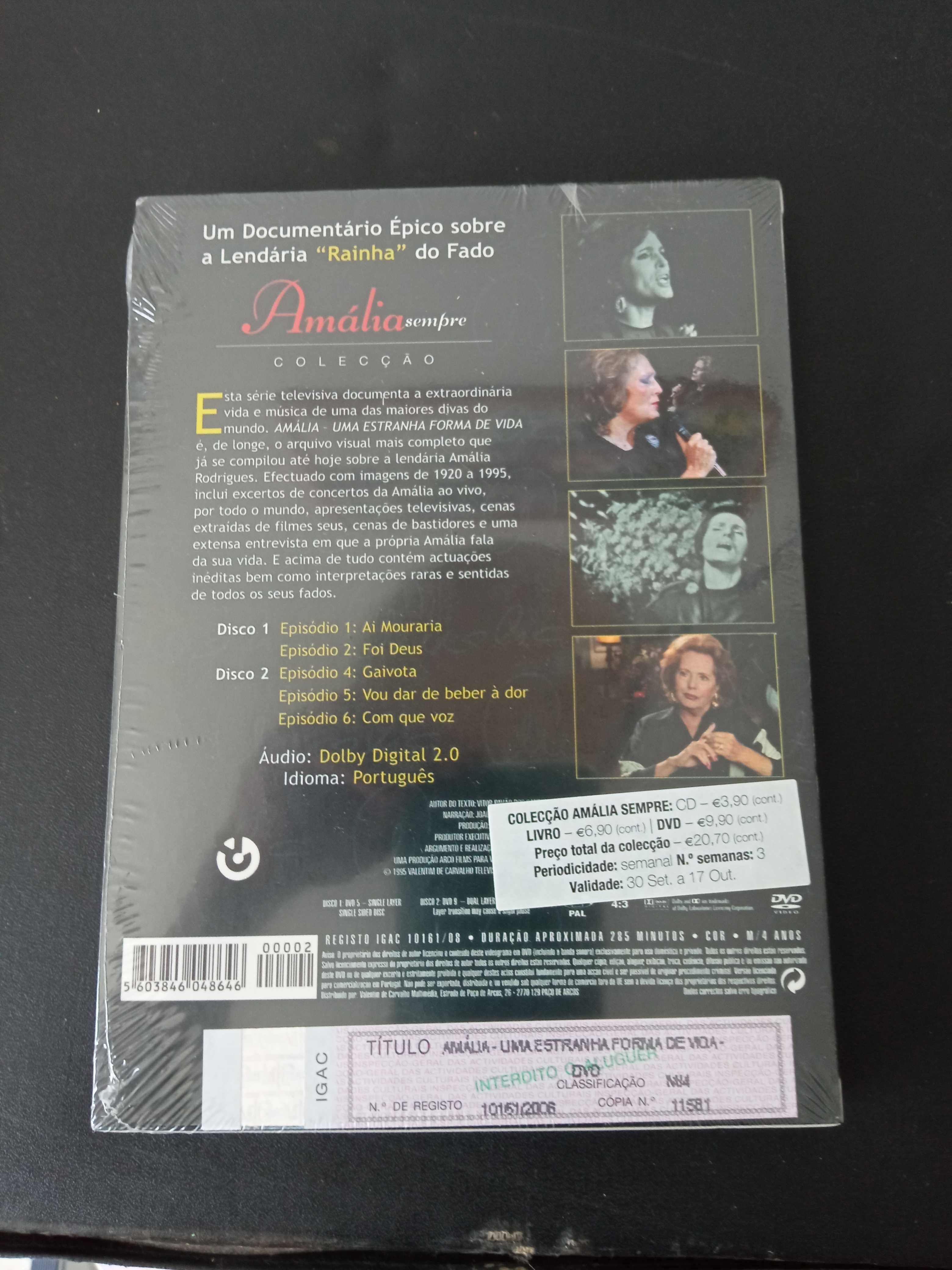 Amália - Cd + Disco Single Vinil + Cassete + Dvd + Documentário Dvd