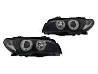 REFLEKTOR LAMPA KPL TUNING SOCZEWKA CZARNE BMW 3 E46 COUPE LIFT LCI 2003-06