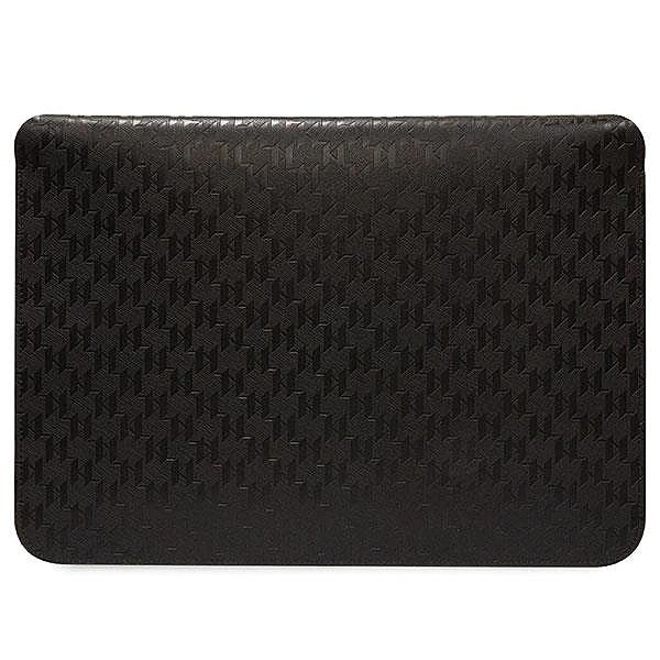 Pokrowiec Karl Lagerfeld Saffiano Plaque na laptop 14" - czarny