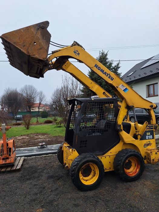 miniładowarka*ładowarka*3 t*komatsu*sk818*zamiana
