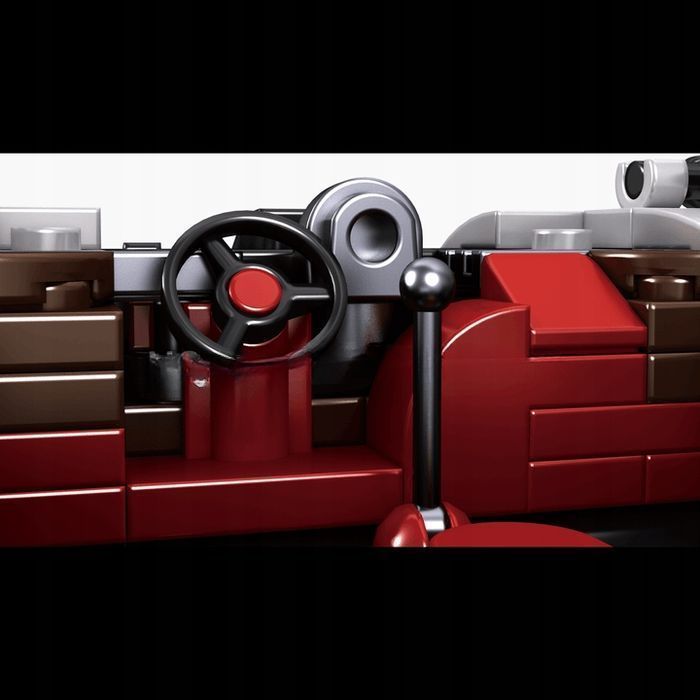 Klocki auto technic pojazd sportowy 374 el. Mould King 27030 + gablota