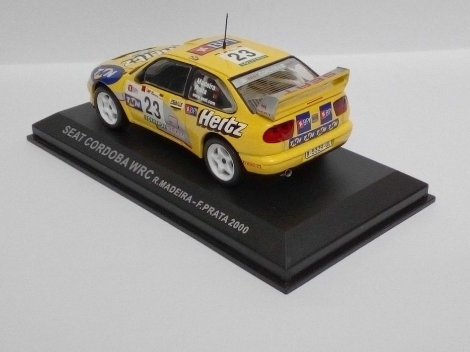 Miniaturas de carros do Rally de Portugal