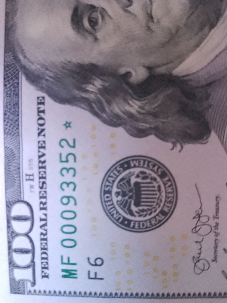 100 Доларов  США со звездой