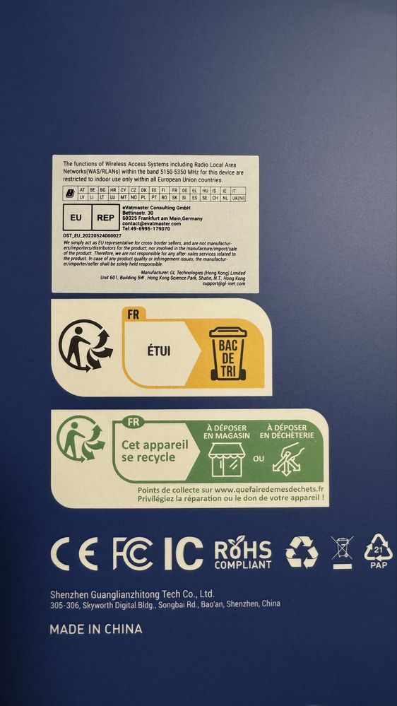 Роутер РGL.iNet Flint 2 (GL-MT6000)