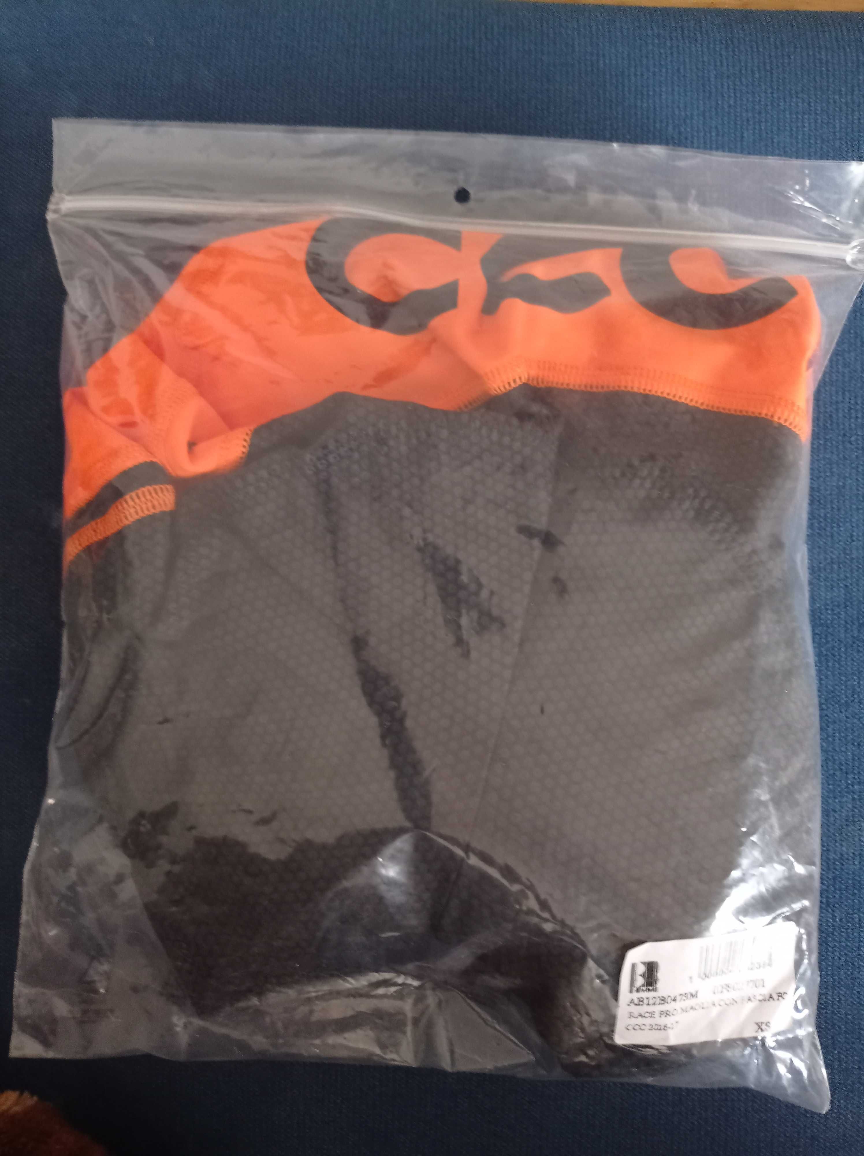 Nowe Sprandi CCC spodnie kolarskie na rower XS z kozulka