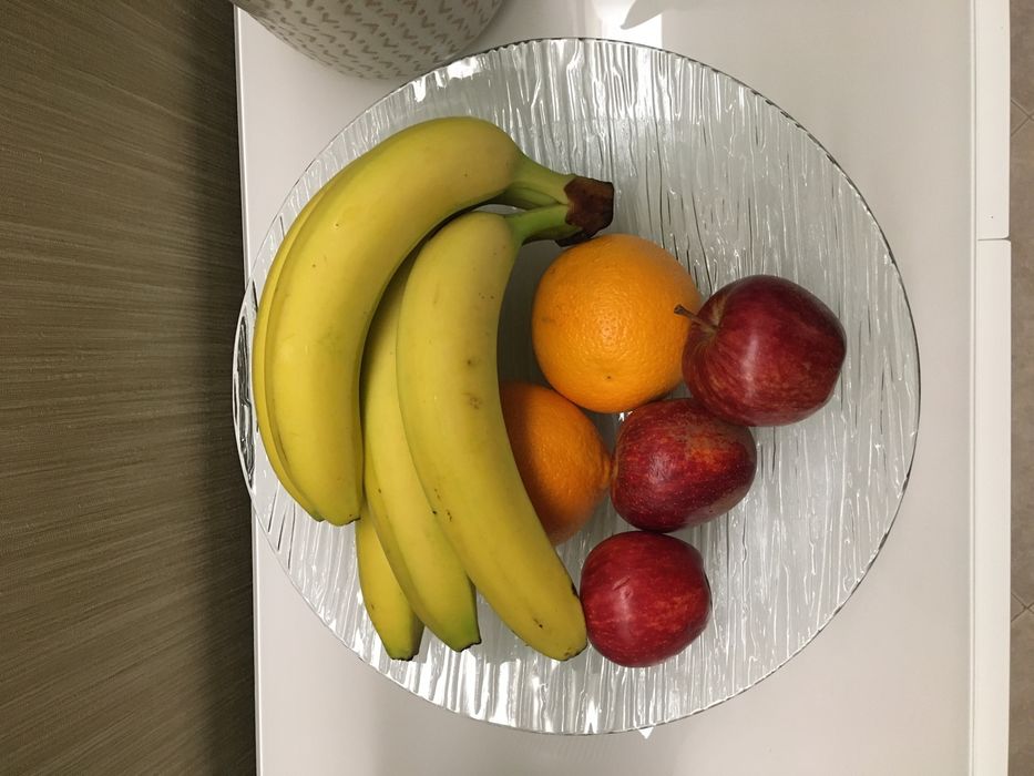 Fruteira nova em vidro