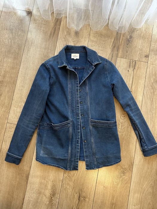 Kurtka jeansowa denim XS Sézane bawełna Will classy