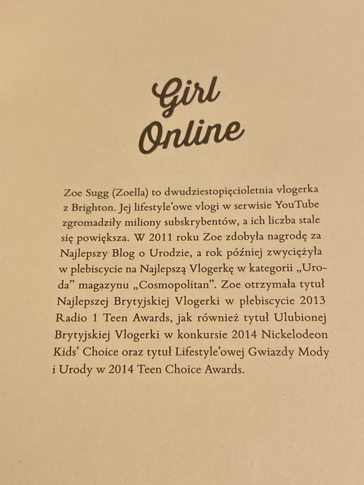 Girl Online Zoe Sugg