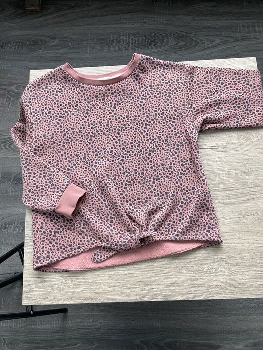 Світшот на флісі H&M 116 122 128 реглан кофта тепла худі толстовка