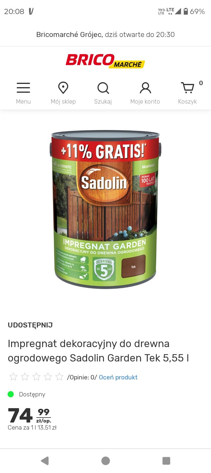 Sadolin impregnat