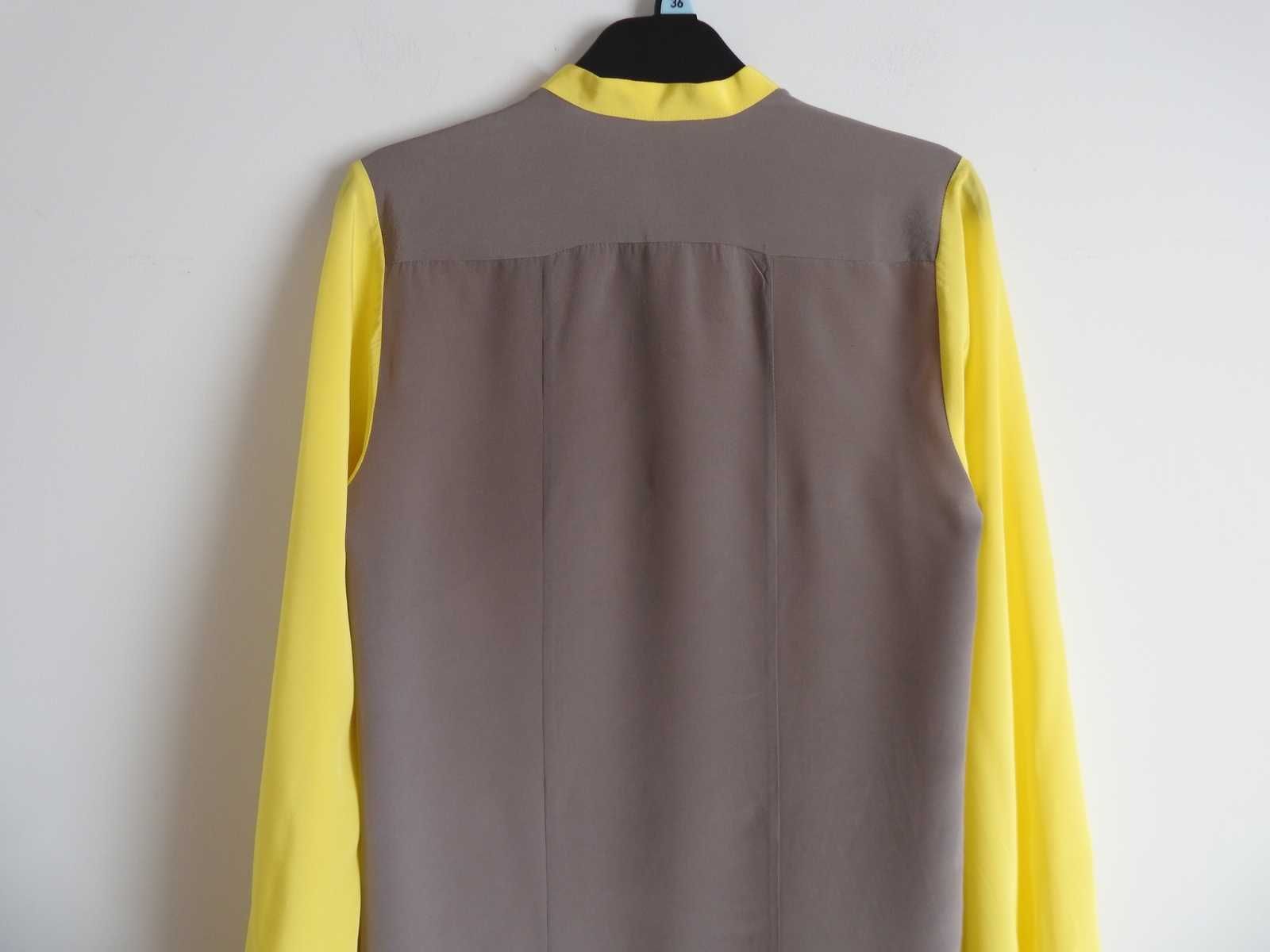 Muse jedwabna prosta sukienka tunika jedwab silk soie M L