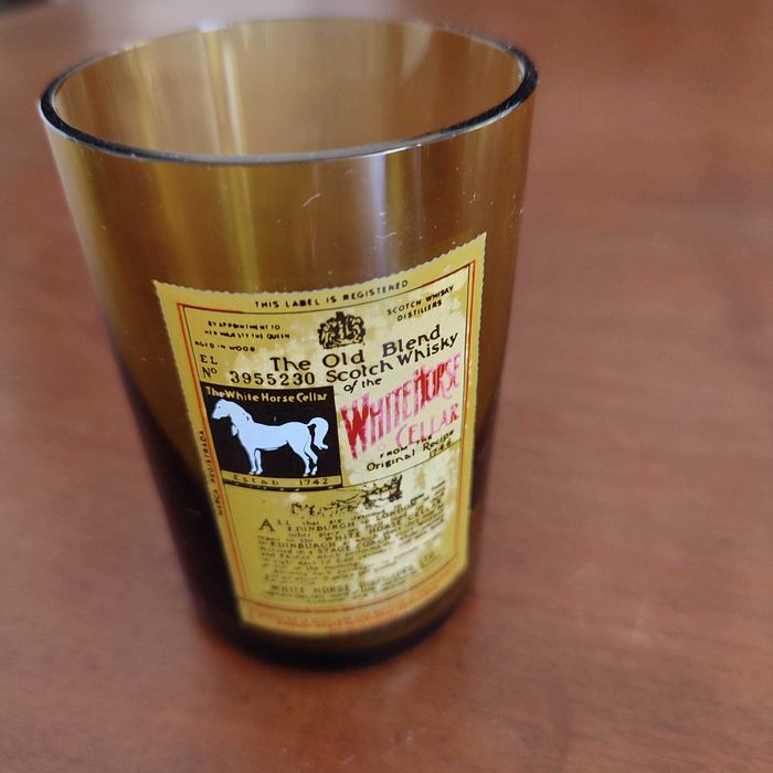 Copos de vidro escuro para Whisky ou bebidas espirituosas