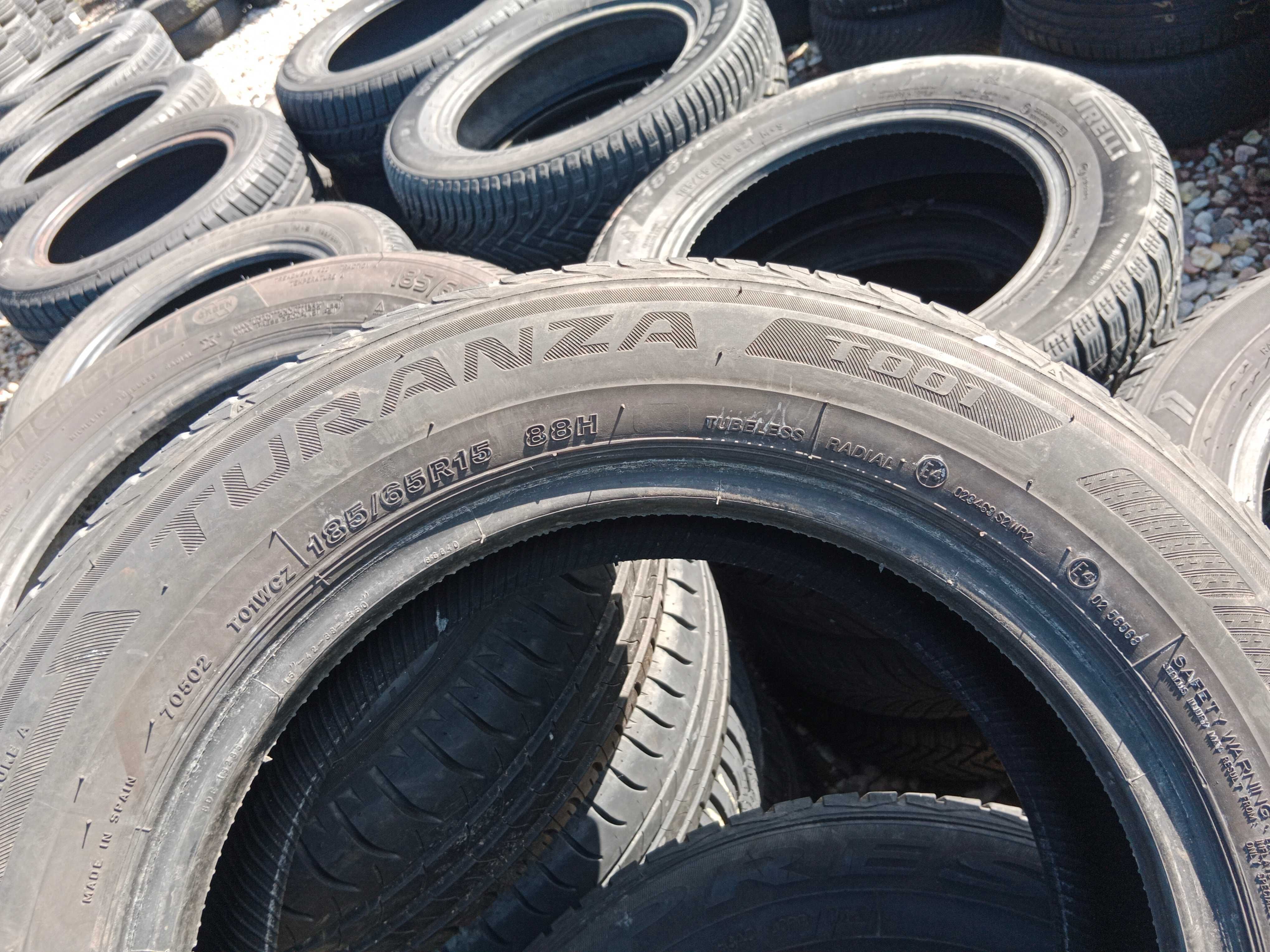 Opona używana 185/65R15 Bridgestone Turanza T001 1szt.