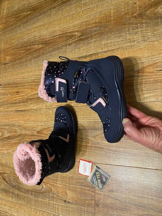 Superfit GoreTex сапожки зимние термо ботинки на девочку черевики р.34