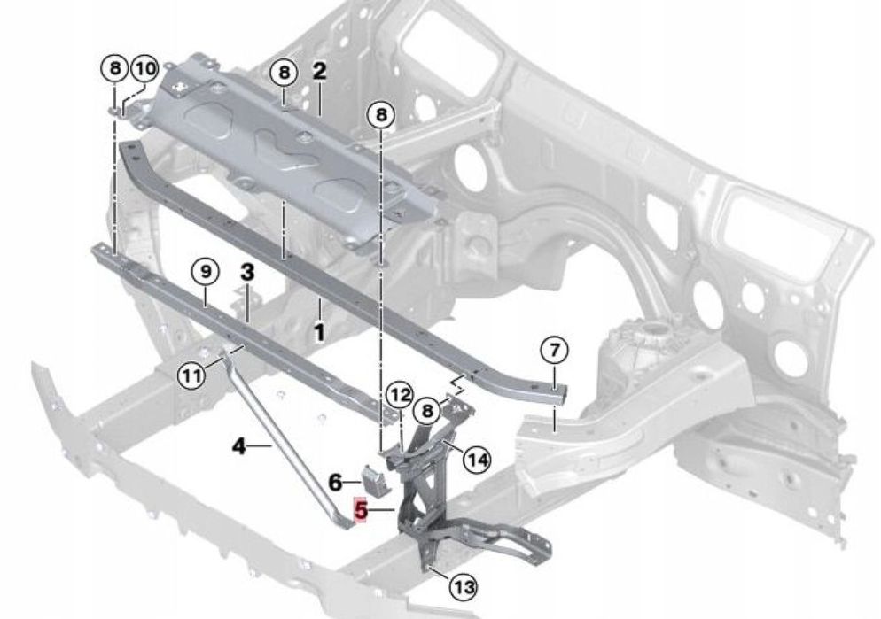 OKULAR LEWY – BMW X3 X4 G01/ G02 - 51647400113