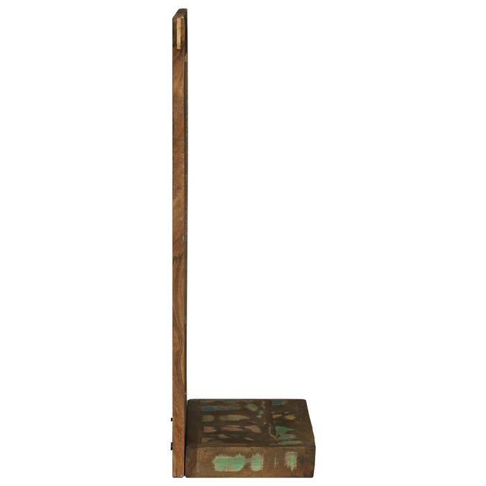 Vidaxl Lustro Łazienkowe 50X22X70 Cm Z Litego Drewna Z Odzysku
