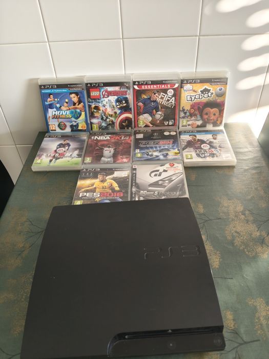 Ps3 com 1 jogo a escolha
