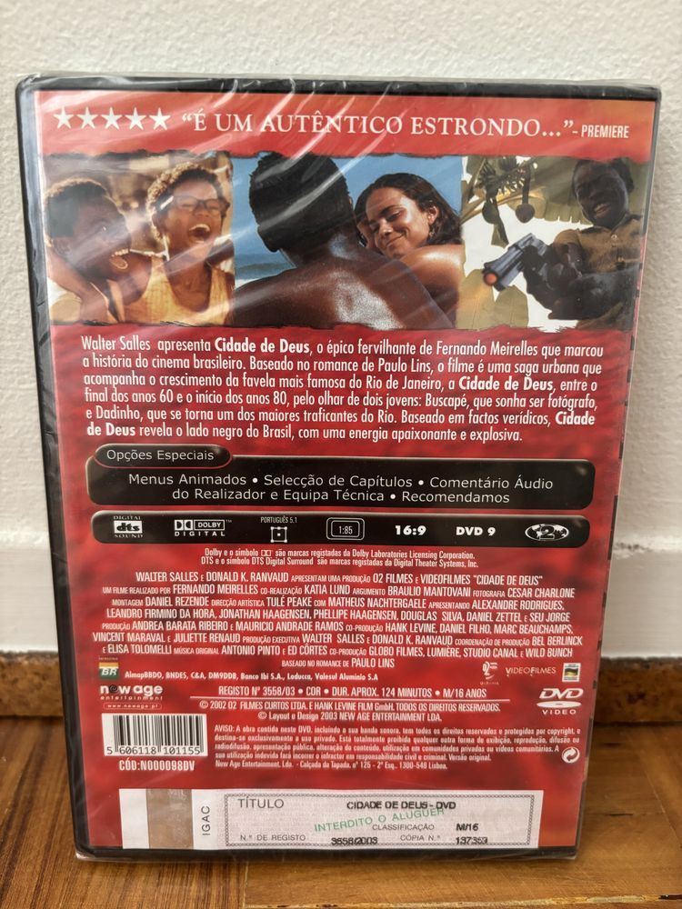 DVDs selados NOVOS