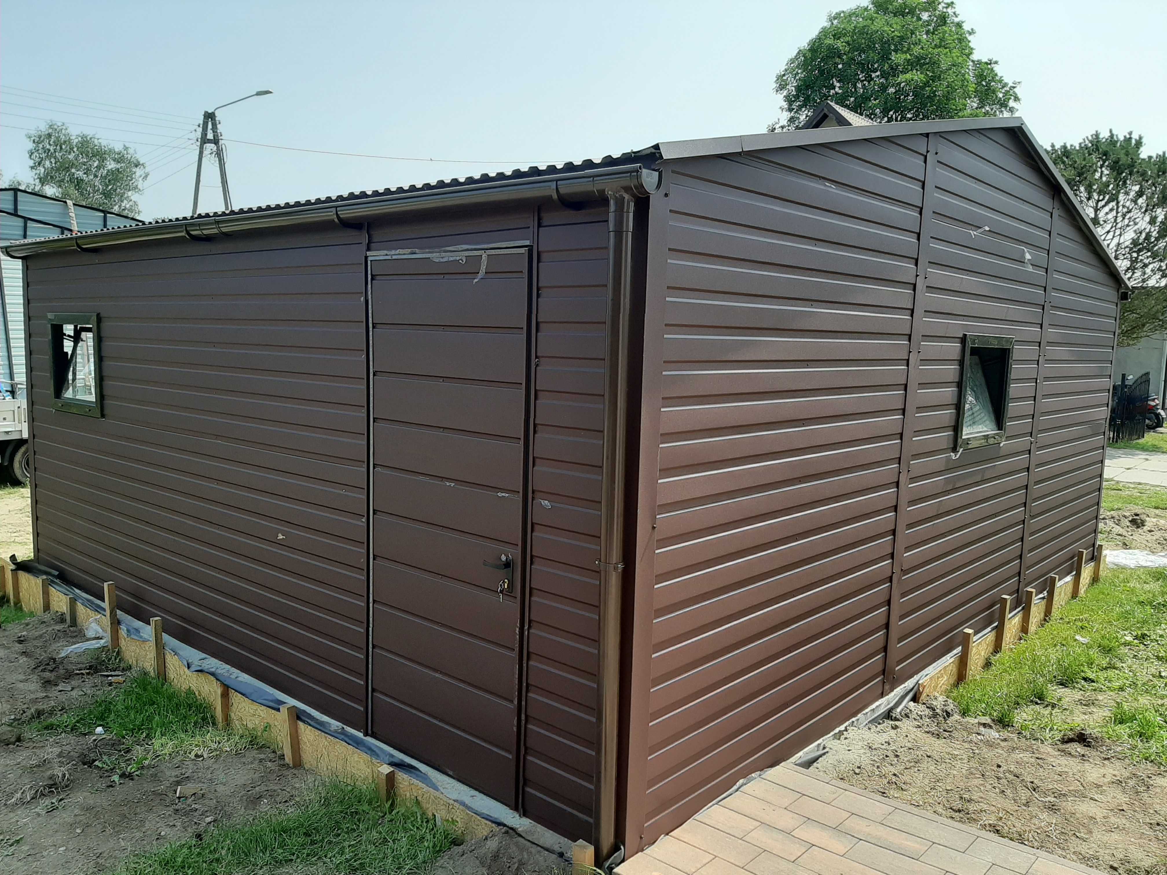 Garaż blaszany 35m2, blaszak 6x5,8, 7x5, garaże wiata - NA ZGŁOSZENIE