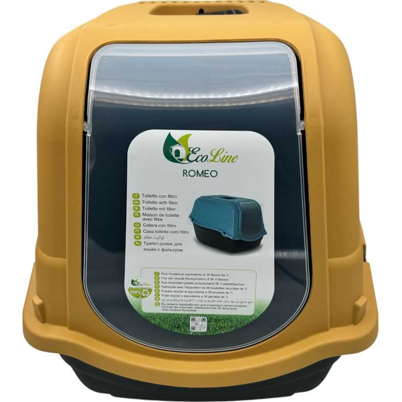 Nowa Zamknięta KUWETA DLA KOTA Duża XL Na Żwirek Z Filtrem (-20%)