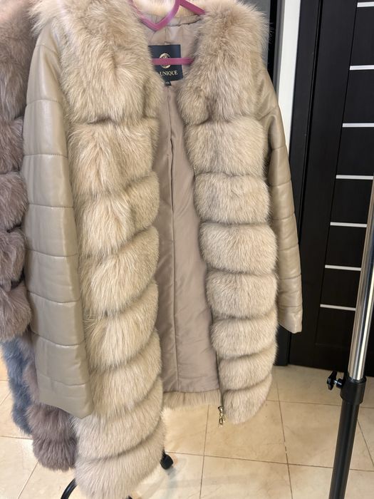 Меховая шубка песец шуба писец песцовая жилетка трансформер желетка