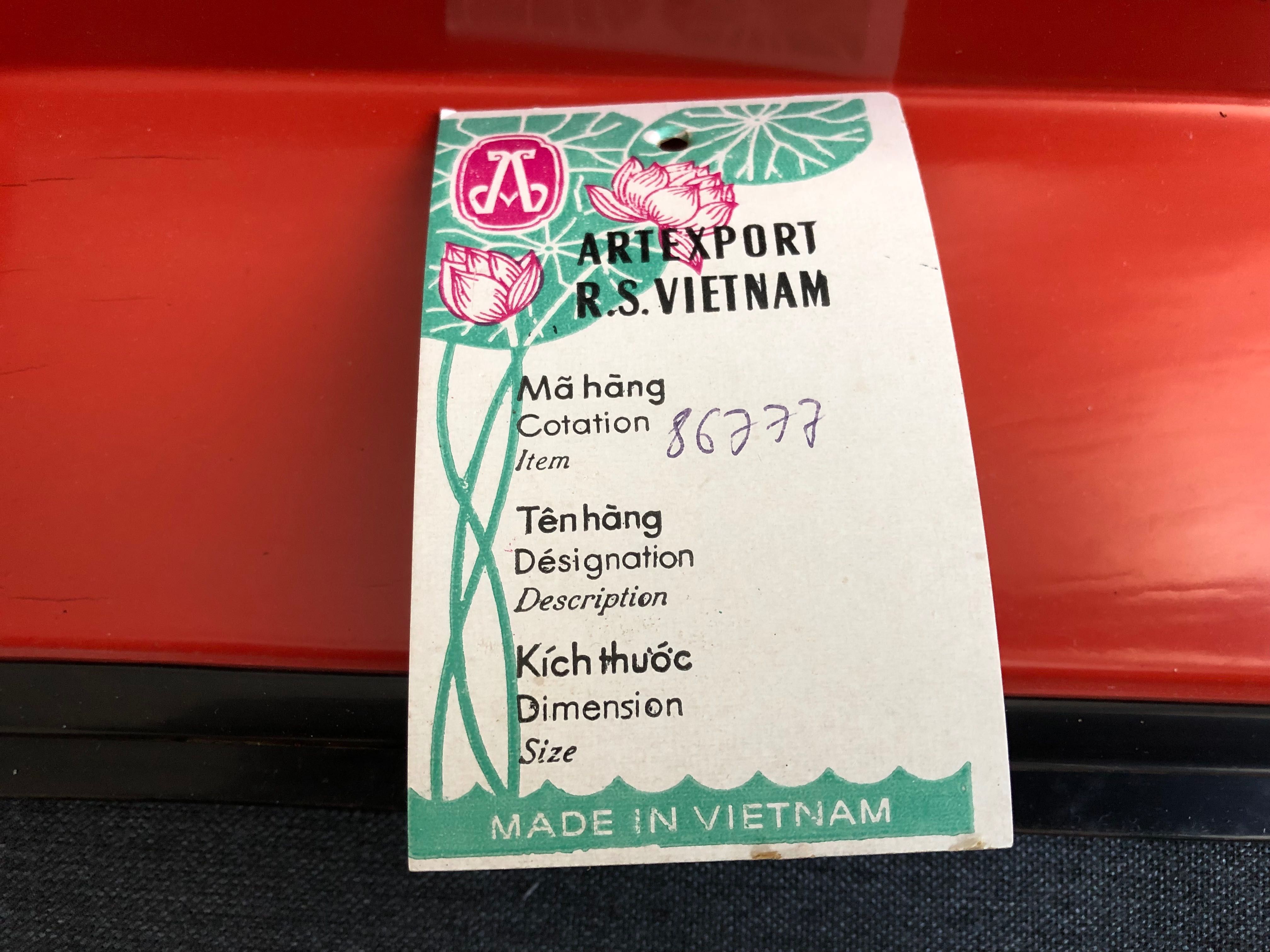 Szkatułka pudełko ozdobne  Hanoi made in Vietnam Wietnam