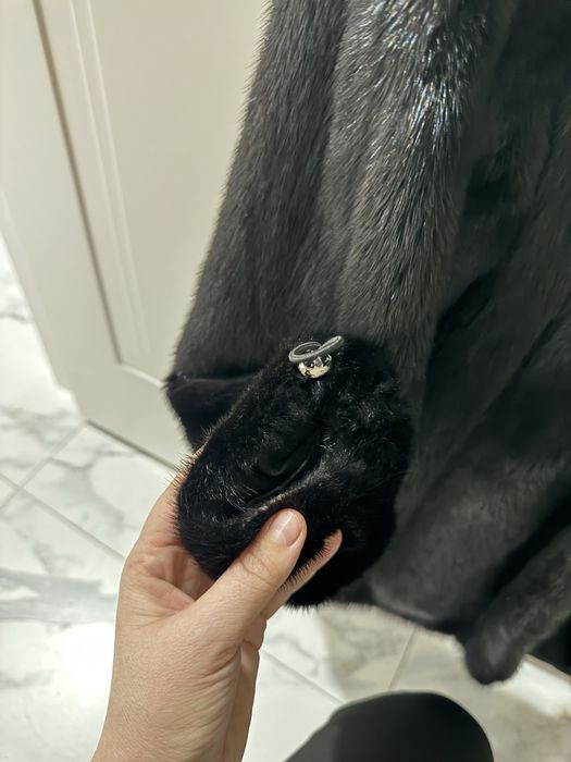 Норкова шуба натуральна розмір s