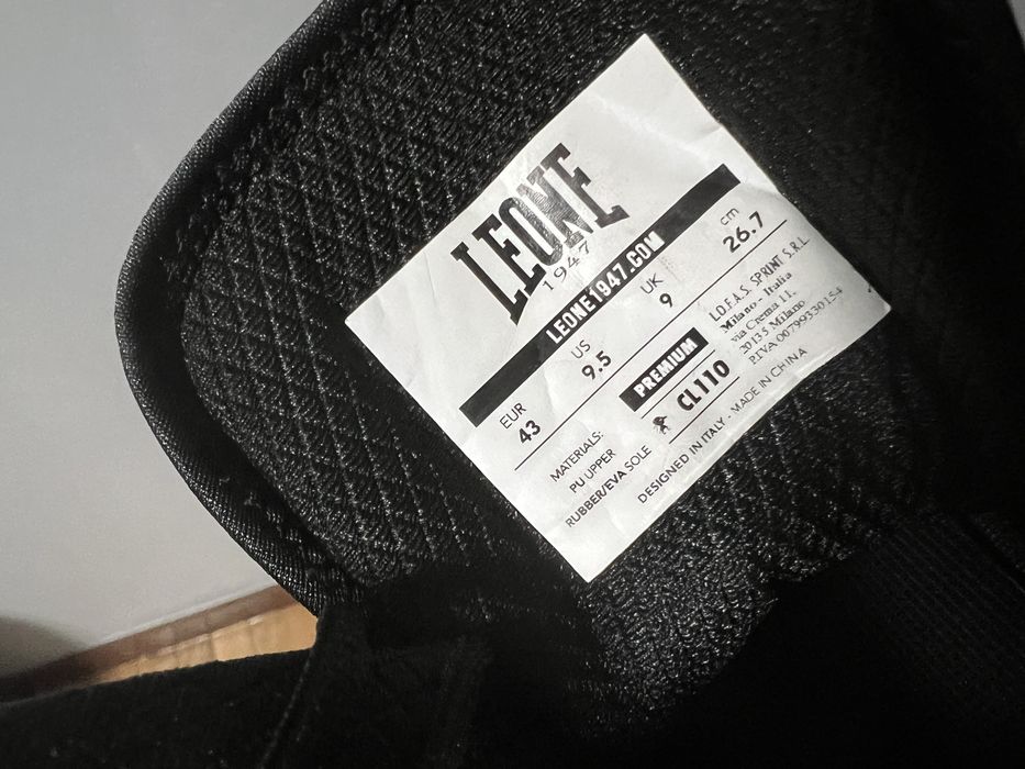 Botas de boxe LEONE