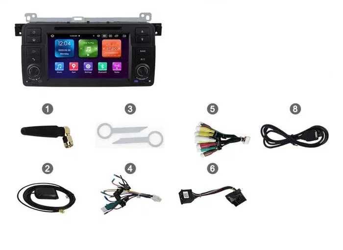 Radio FM RDS DAB+ DSP CarPlay Android GPS WiFi USB BMW 3 E46 Rover 75